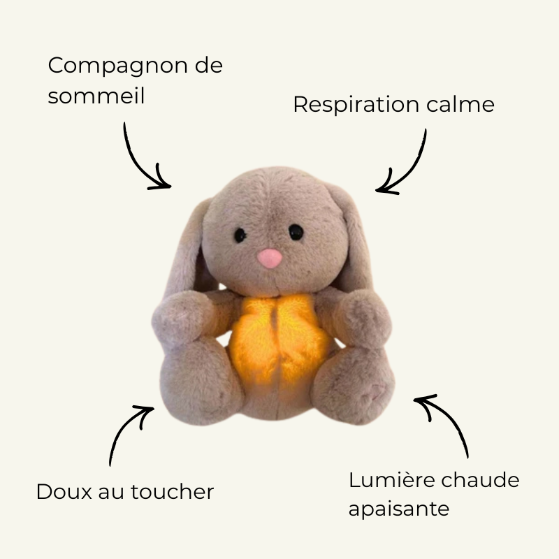 Huggy® - Le doudou du sommeil qui respire 💤