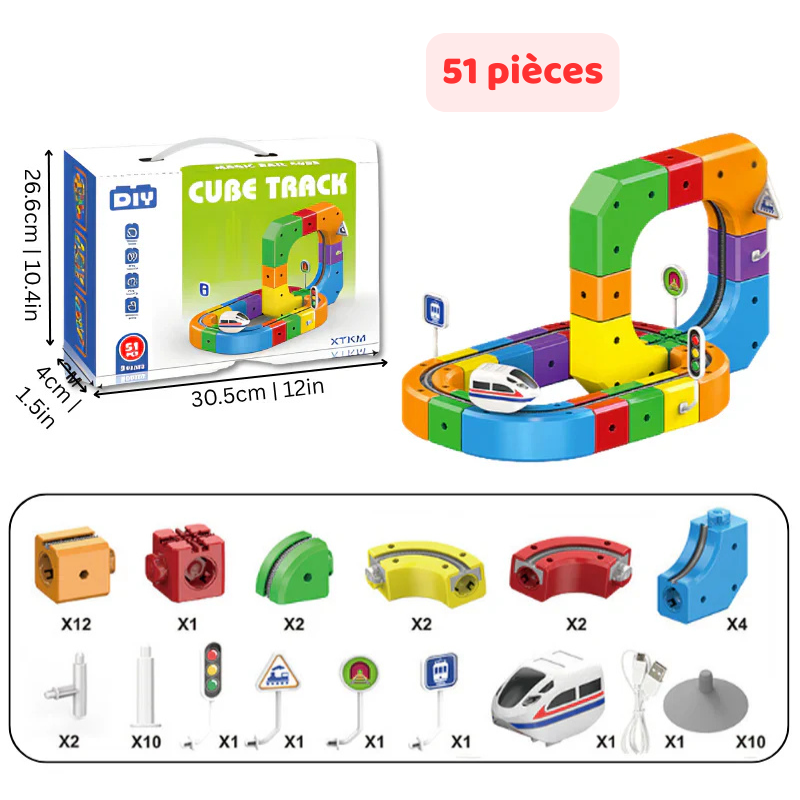 CubiTrain - Le Circuit 3D Magnétique